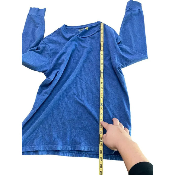 Polo Ralph Lauren Blue Logo Embroidered Pullover Shirt Size Large - Picture 7 of 7